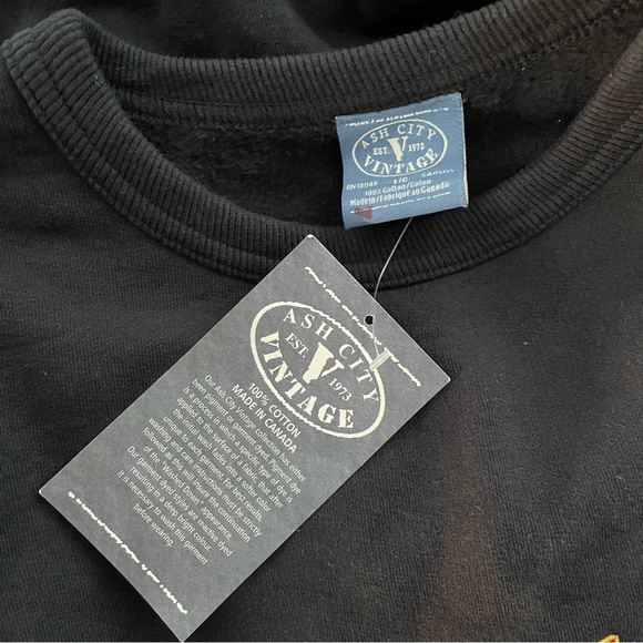 Ash City Vintage Viking Cup Sweatshirt Pullover Sweater With Flags Mens Large - Picture 5 of 5